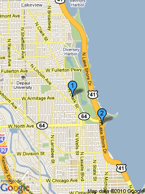 Chicago 3-day itinerary Map