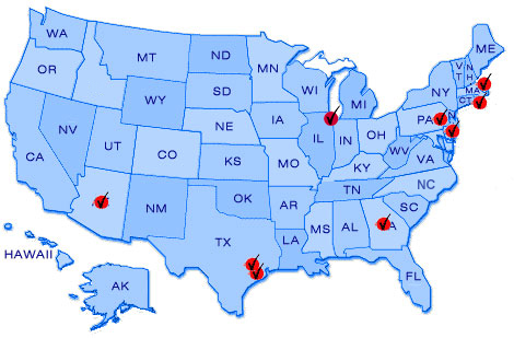 Preflight Location Map