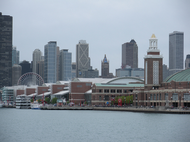 Navy Pier on Memorial Day Weekend in Chicago