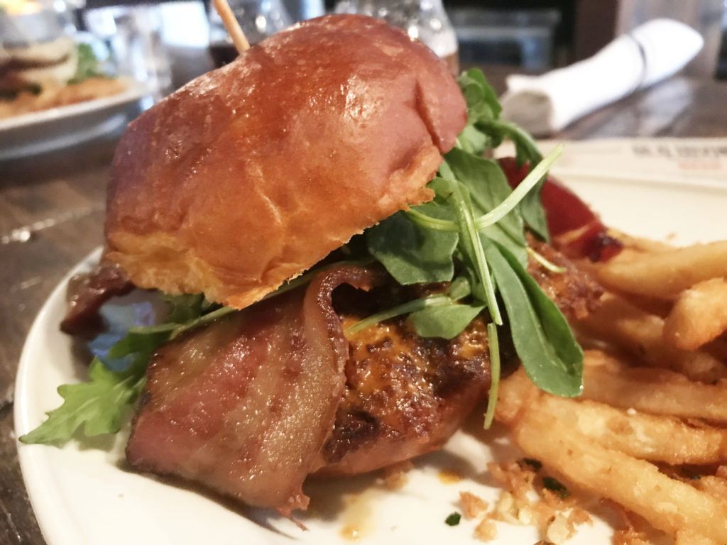 Juicy Spicy Chicken Sandwich from Old Irving Brewery Chicago