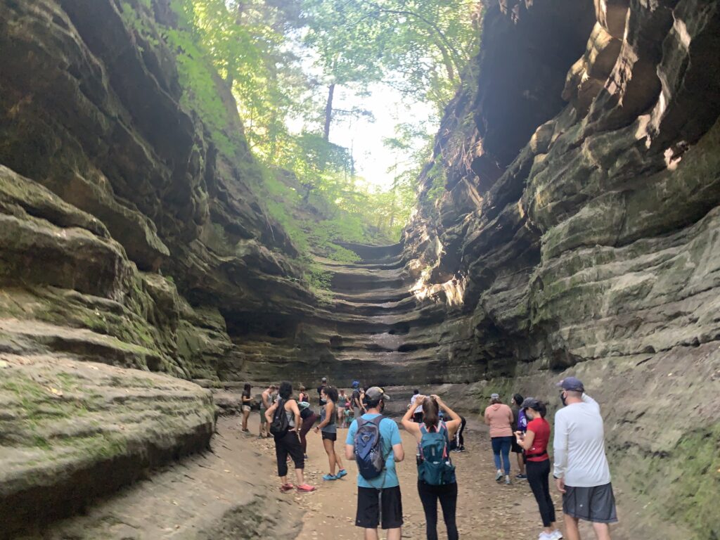 Starved Rock State Park St. Louis Canyon Waterfall