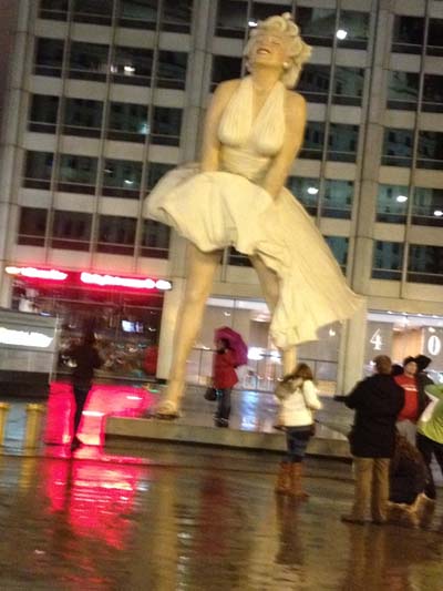 Marilyn Monroe Sculpture Chicago