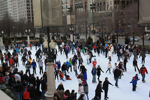 ice skating millennium park