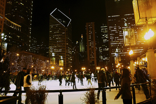 Ice Skating at the McCormick Tribune Ice Rink