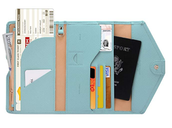 Zoppen Multi-purpose RFID Blocking Travel Passport Wallet