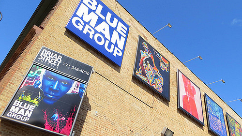 Blue Man Group at the Briar Street Theater in Chicago