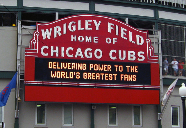 Wrigley Field Home of Chicago Cubs