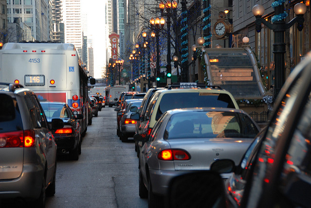 Getting around Chicago by car