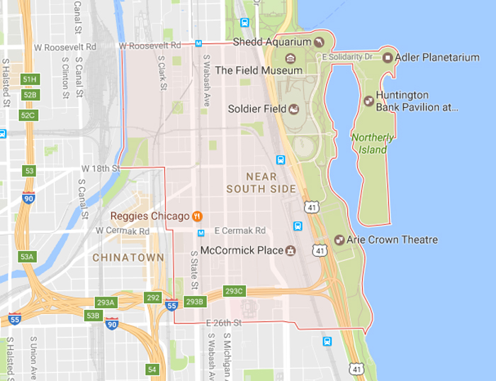 Hotels Near South SIde  in Downtown Chicago