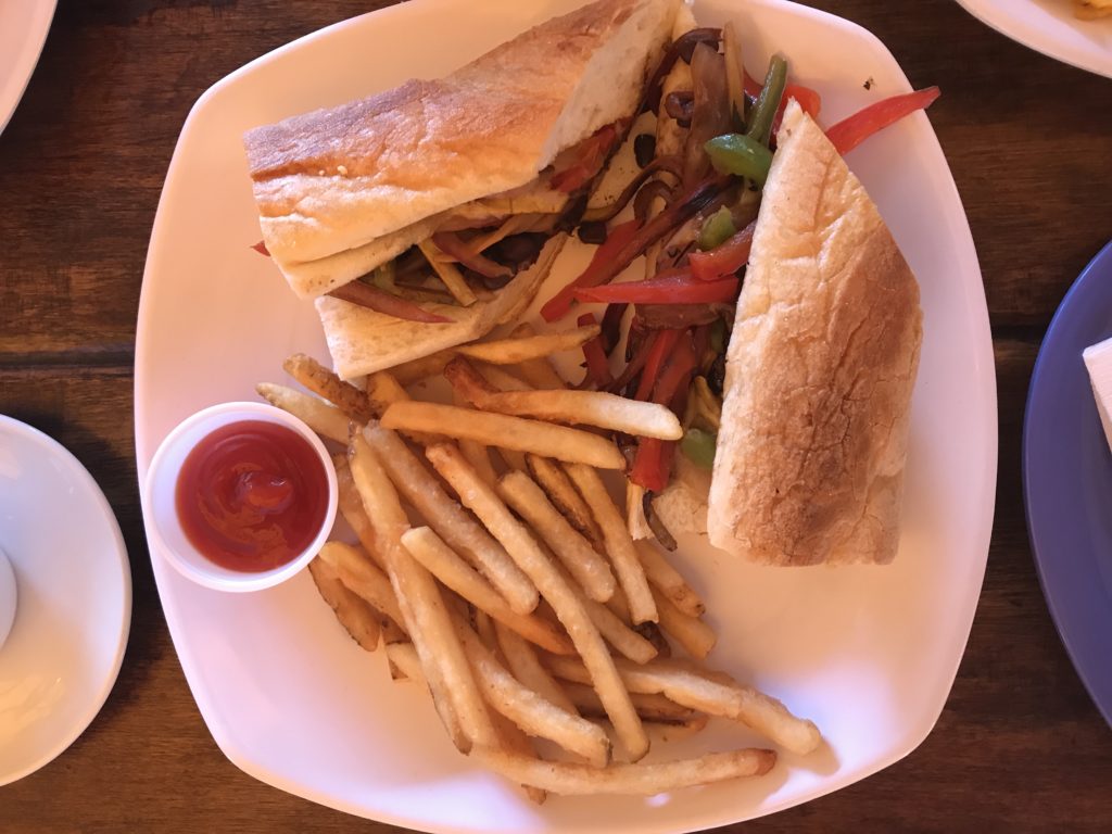 Veggie Sandwich from 90 Miles Cuban Cafe