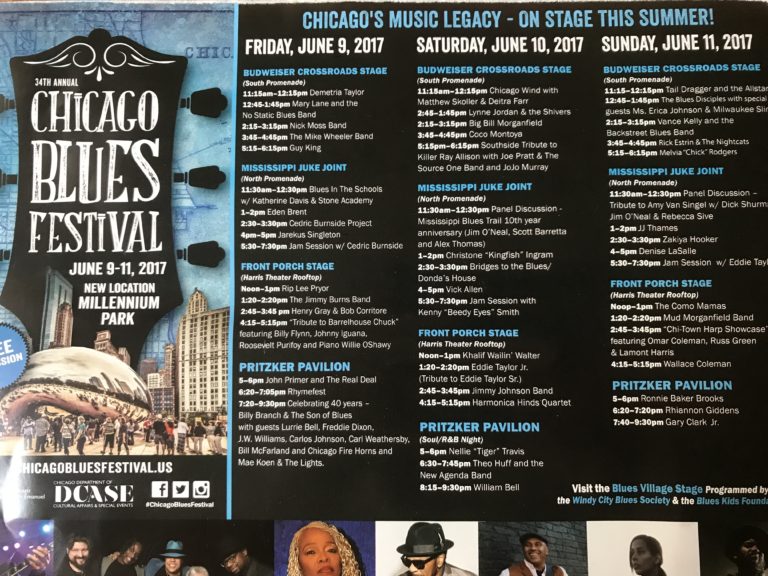 Chicago Blues Festival 2025 Lineup Cookie Marthe