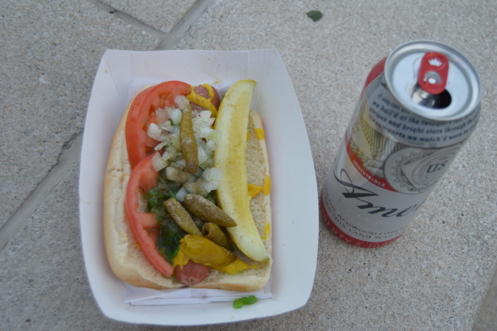 Chicago Style Hot Dog at Chicago Blues Festival
