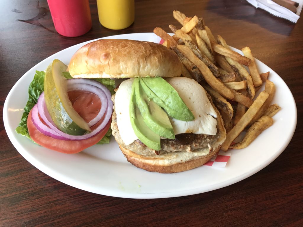 Patinos Burger Special at Patino's Grill