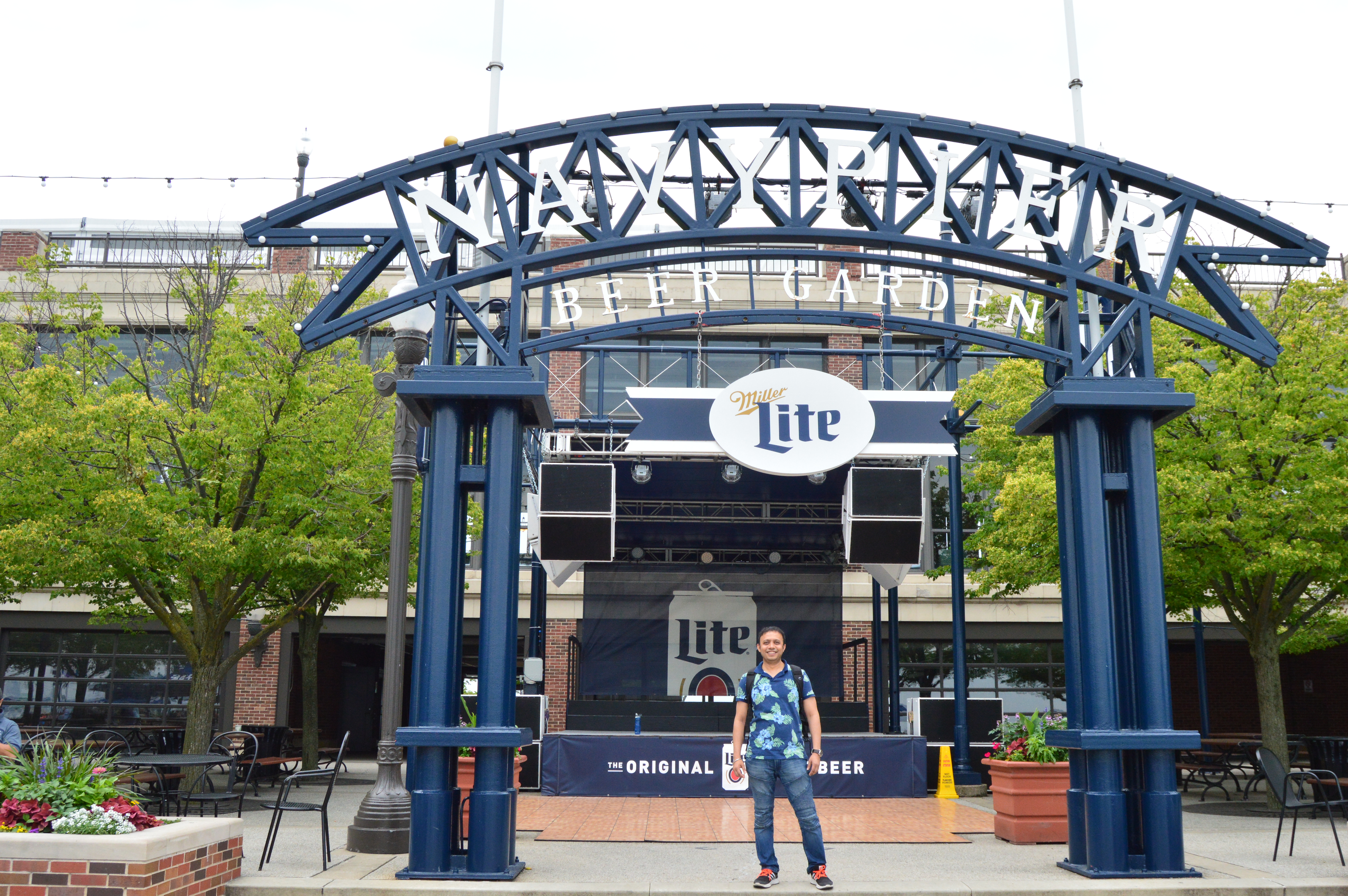 Miller Lite Beer Garden At Navy Pier Chicago Go Visit Chicago