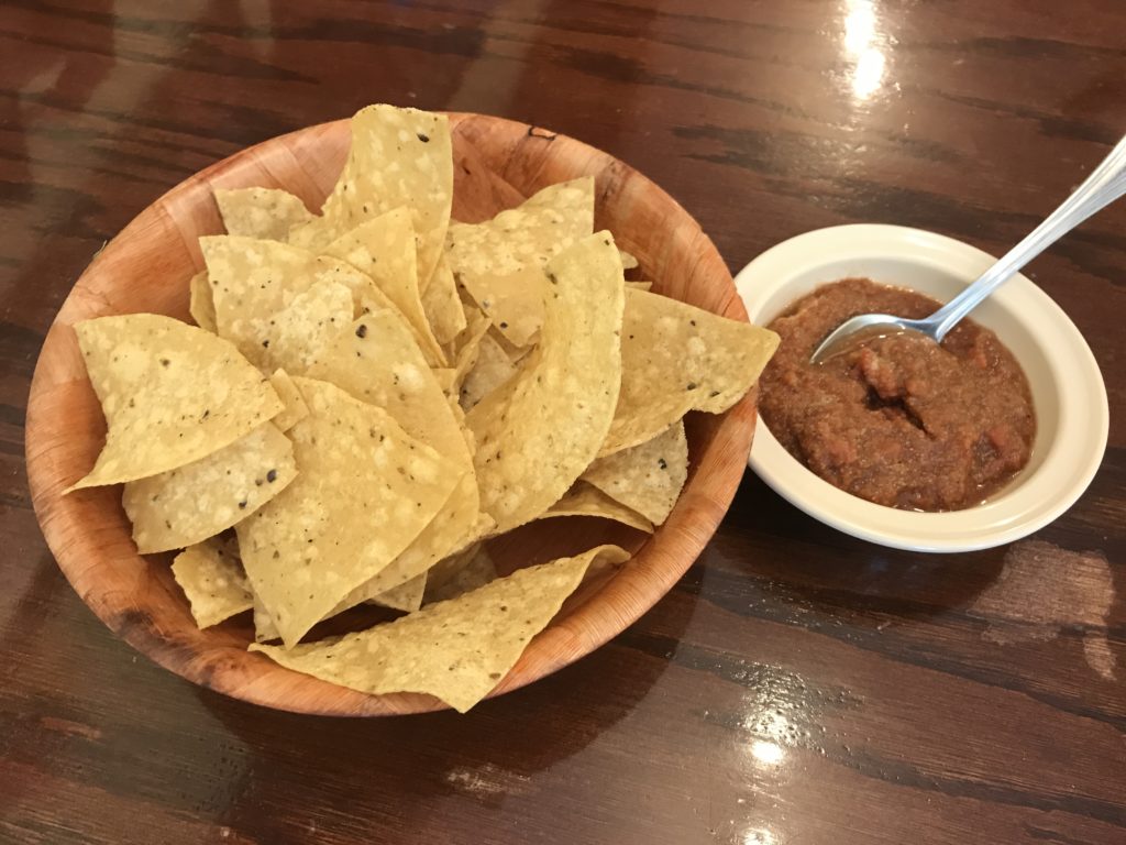 Chips and Salsa at Pueblo Nuevo Mexican Restaurant in Chicago