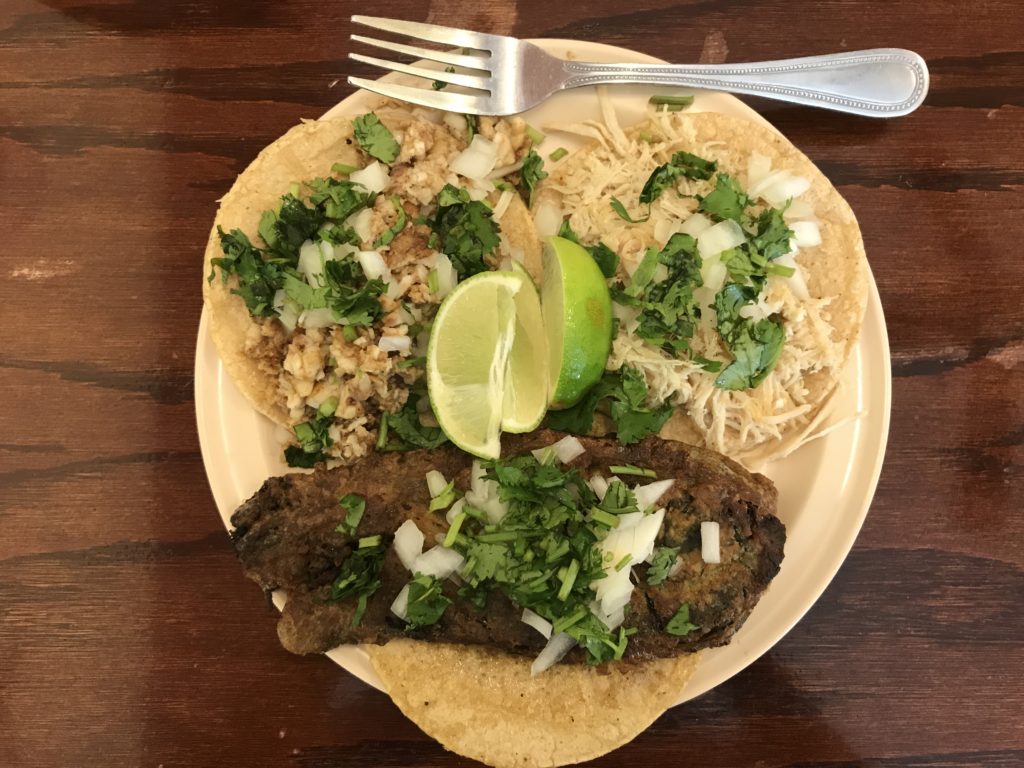Tacos from Pueblo Nuevo Mexican Restaurant Chicago
