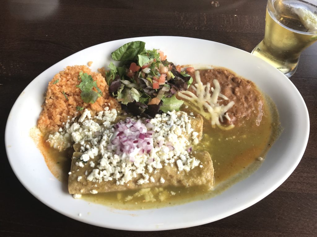 Enchiladas from Cafe El Tapatio Glenview