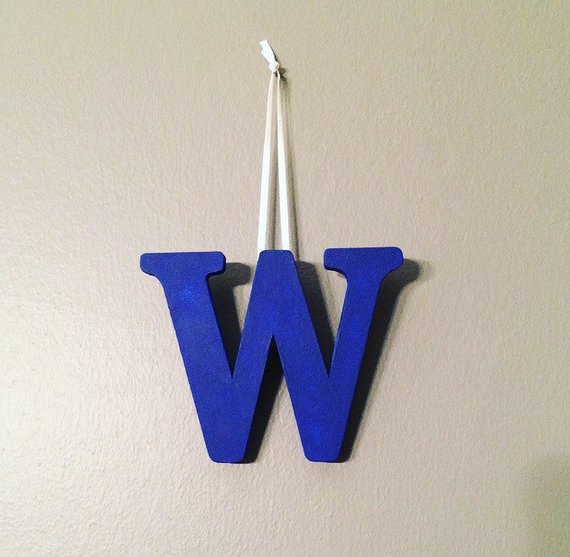 Buy Chicago Cubs World Series Champions Win Flag Mini Pallet Christmas Ornament