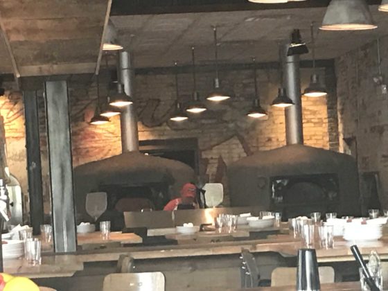 Wood Fired Oven at Parlor Pizza Bar in Wicker Park