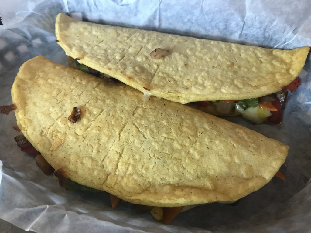 Veggie Quesadilla at El Carrito