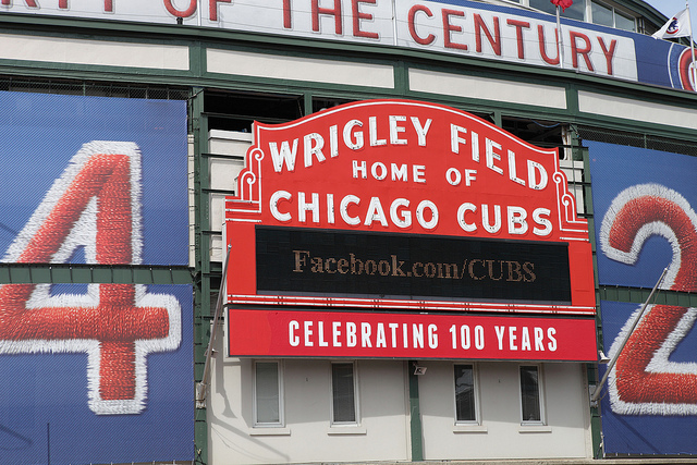 Chicago Cubs Wrigley Field Stadium Opening Day