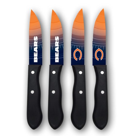 Chicago Bears Steak Knives Set Tailgate Party