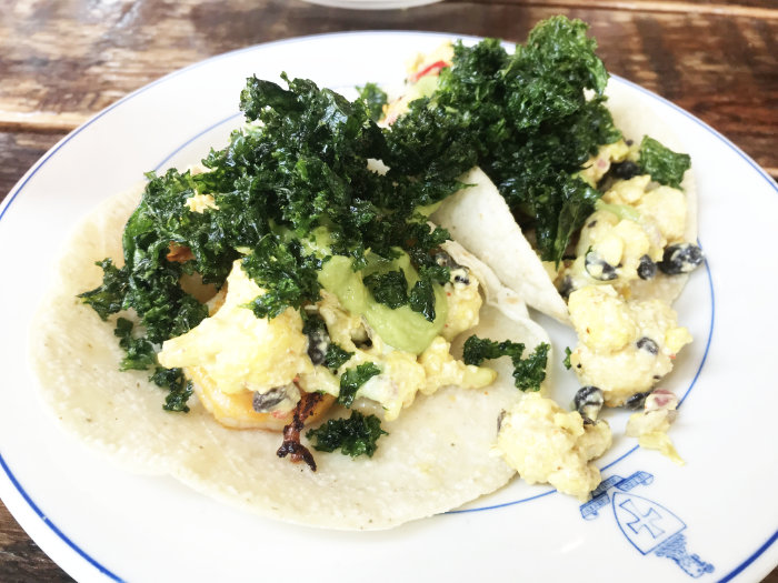 Garlic Shrimp Taco from Antique Taco Wicker Park