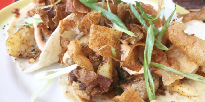 Potator & Poblano Taco from Antique Taco Wicker Park Chicago