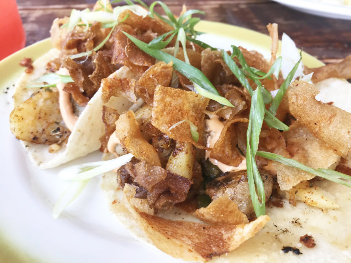 Potator & Poblano Taco from Antique Taco Wicker Park Chicago