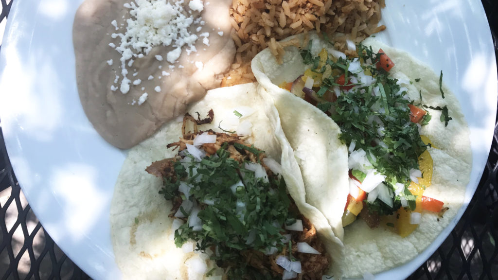 Tacos from Sabroso Mexican Grill Restaurant in Chicago