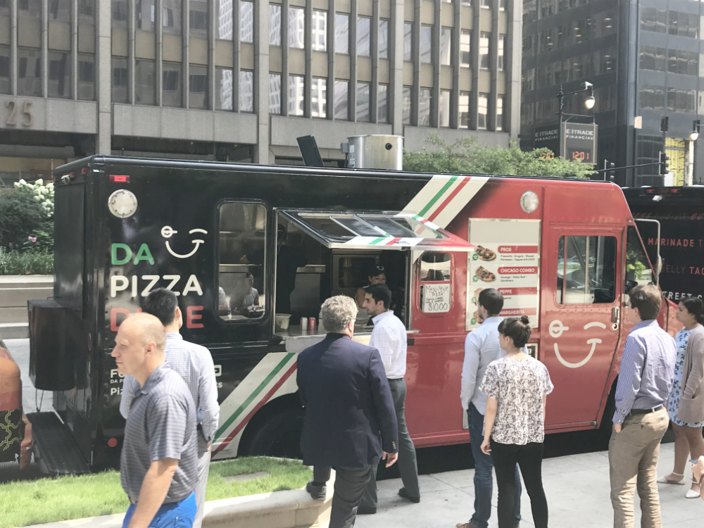 Da Pizza dude Pizza Food Truck Chicago