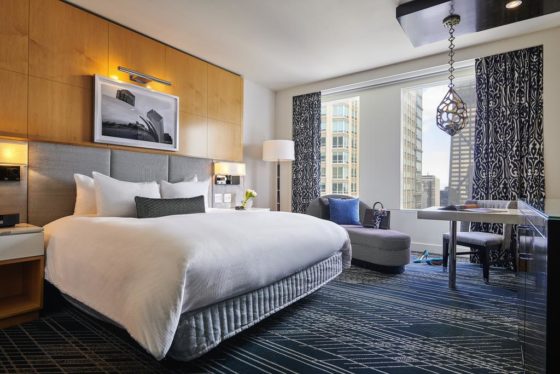 Chicago Hotel with View Photo Courtesy Sofitel Chicago Magnificent Mile Hotel