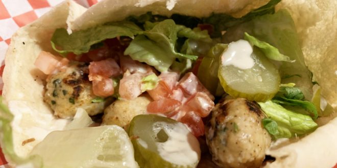 Chicken Kufta Kabab Pita Sandwich from Pita Pita Rolling Meadows Restaurant