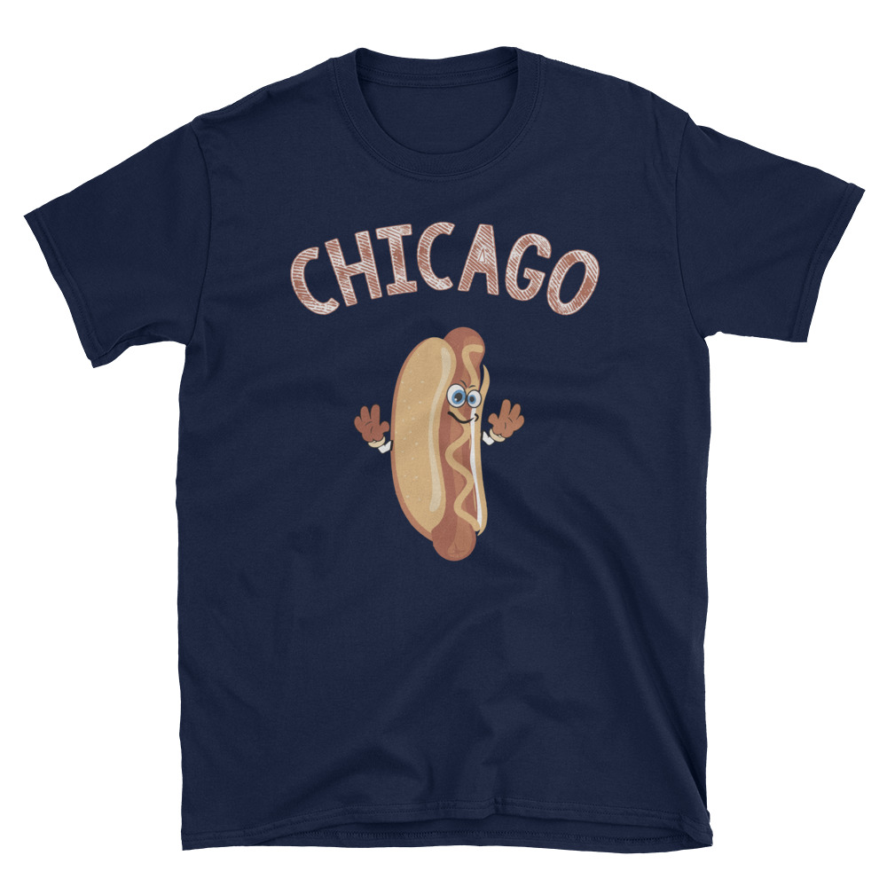 Chicago Hot Dog Unisex Shirt - Go Visit Chicago