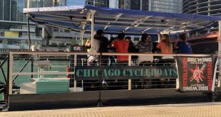 Chicago Cycleboat Tour on the Chicago Riverwalk