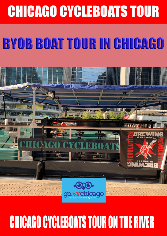 Chicago Cycleboats Tour on the Chicago Riverwalk