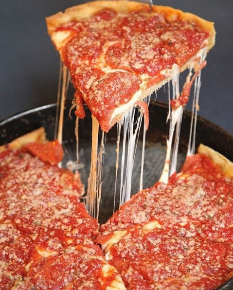 Lou Malnati's Chicago deep dish pizza 